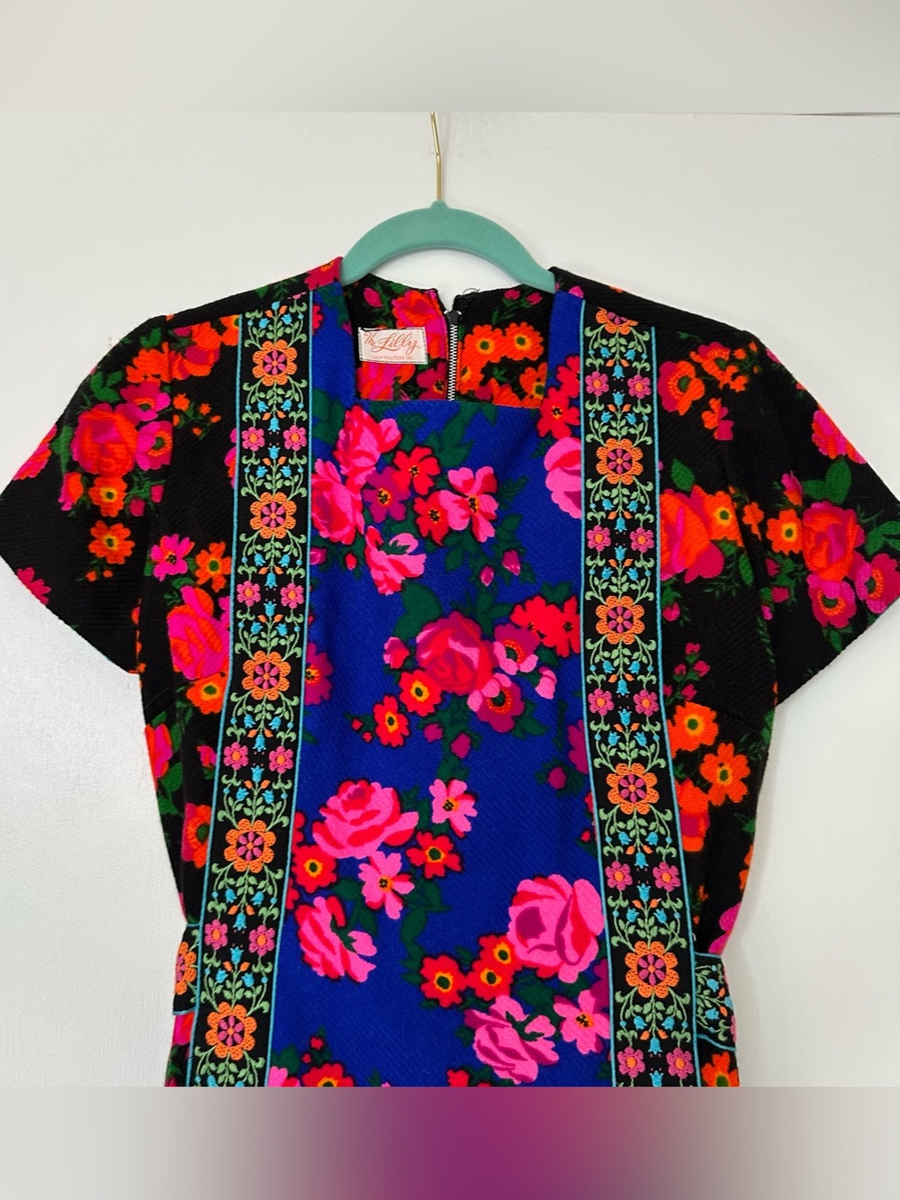 The Lilly Lilly Pulitzer Vintage Floral Print Maxi Dress Womens 1960s - Picture 4 of 12